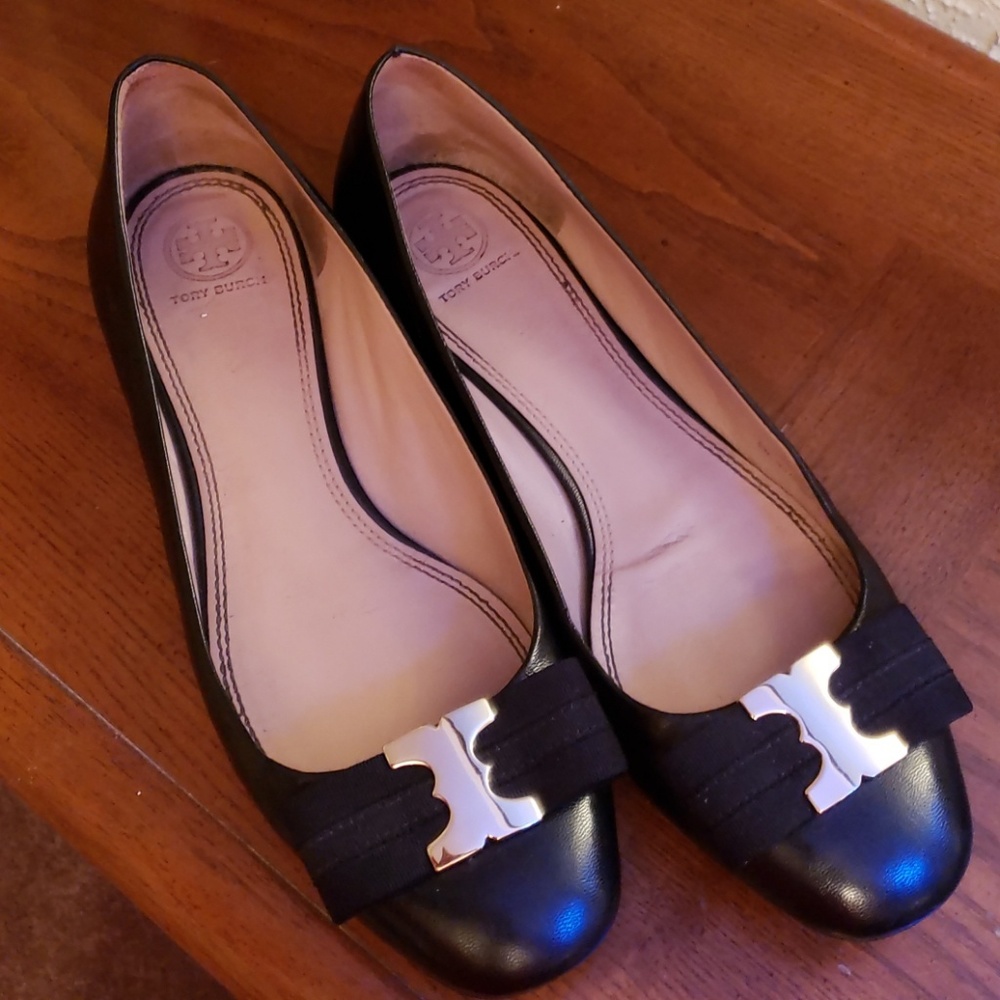 Black Tory Burch Flats